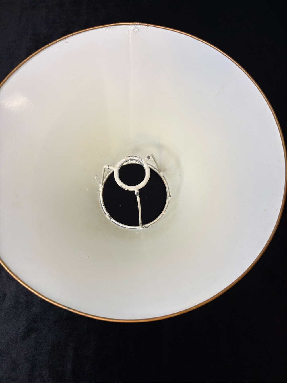 Vintage Tole Metal Lamp Shade - Picture 6 of 9